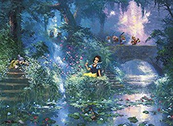 BLANCANIEVES PICKING FLOWERS DISNEY