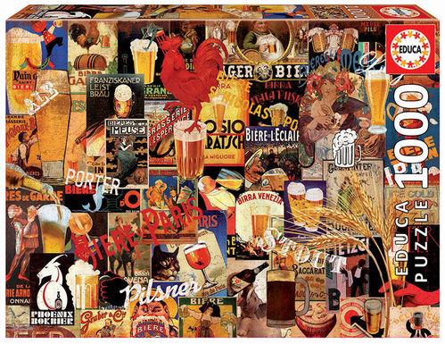 COLLAGE DE CERVEZA VINTAGE