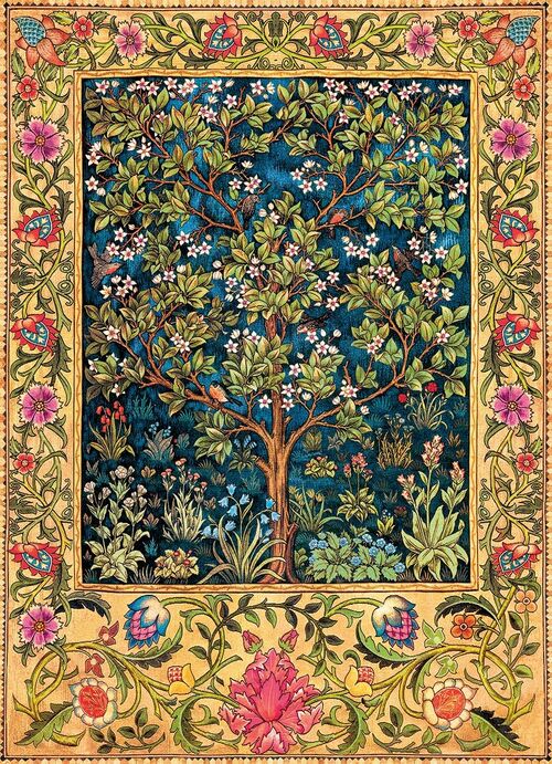 ARBOL DE LA VIDA TAPIZ - WILLIAM MORRIS