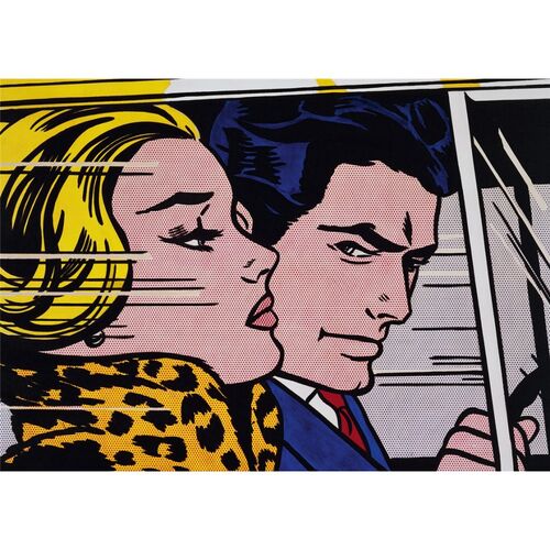 LICHTENSTEIN IN THE CAR