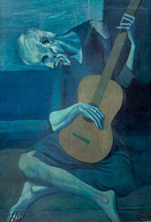 EL VIEJO GUITARRISTA CIEGO PICASSO